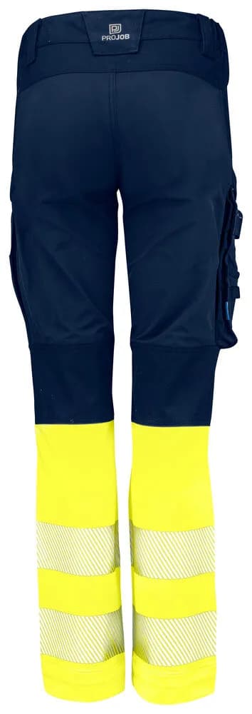 6538 STRETCH SERVICE HOSE DAMEN EN ISO 20471 KLASSE 1 - Gelb/Marine