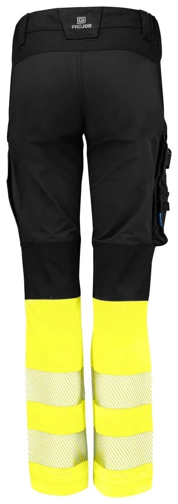 6538 STRETCH SERVICE HOSE DAMEN EN ISO 20471 KLASSE 1 - Gelb/Schwarz