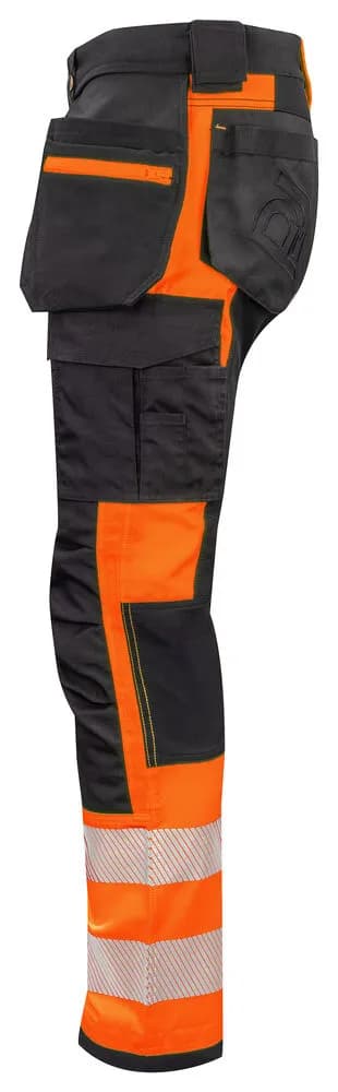 6540 ARBEITSHOSE EN ISO 20471 KLASSE 1 - Orange/Schwarz