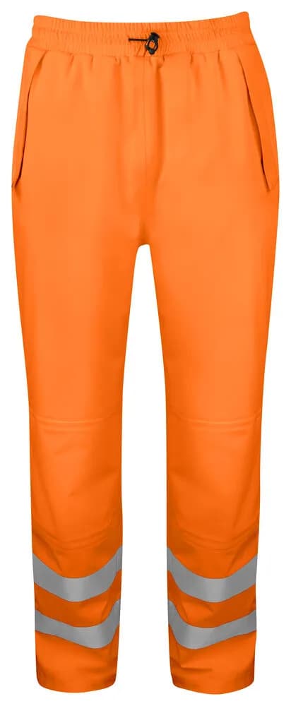 6550 REGENHOSE EN ISO 20471 KLASSE 2 - Orange/Schwarz