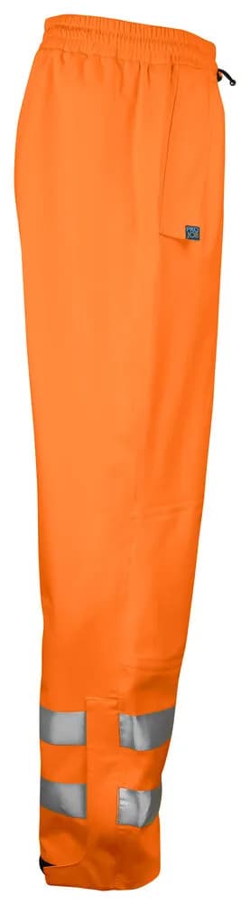 6550 REGENHOSE EN ISO 20471 KLASSE 2 - Orange/Schwarz