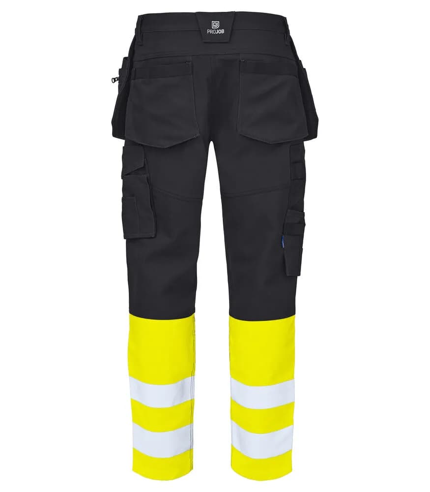 6560 ARBEITSHOSE EN ISO 20471 KLASSE 1 - Gelb/Schwarz
