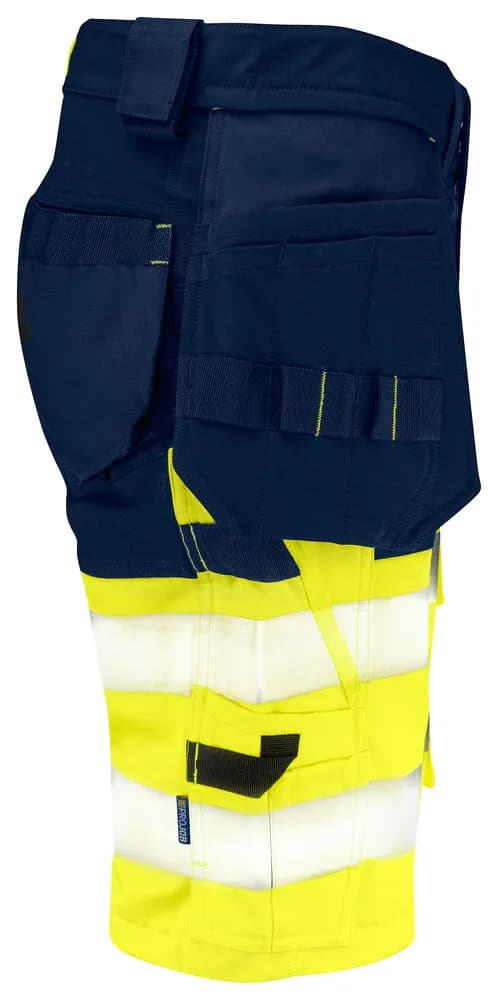 6580 SHORTS EN ISO 20471 KLASSE 1 - Gelb/Marine