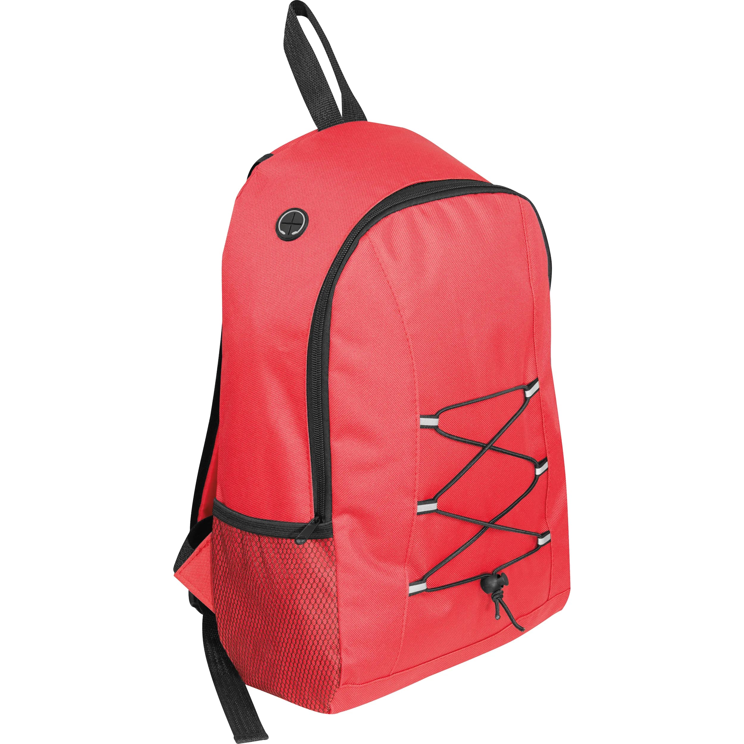 Rucksack aus recyceltem Polyester IRMA - rot