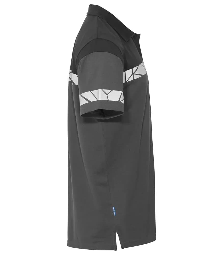 7003 PIQUE - Grau/Schwarz