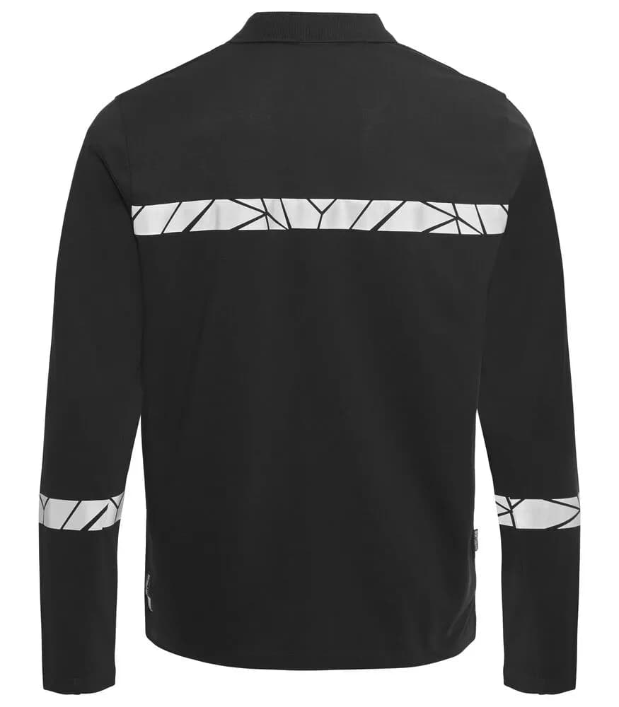 7004 PIQUE LANGARM - Schwarz/Schwarz