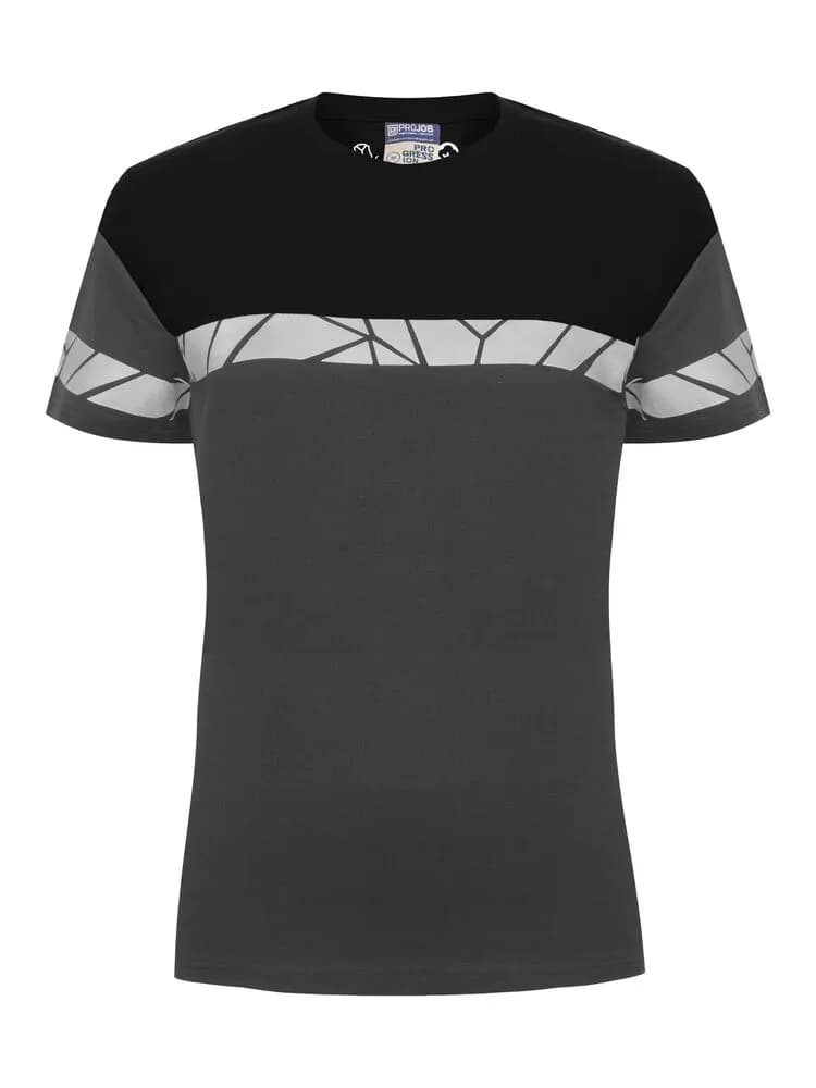 7005 T-SHIRT WOMEN - Grau/schwarz