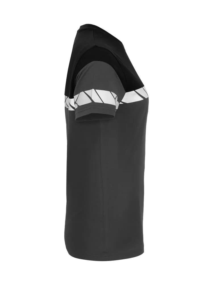 7005 T-SHIRT WOMEN - Grau/schwarz