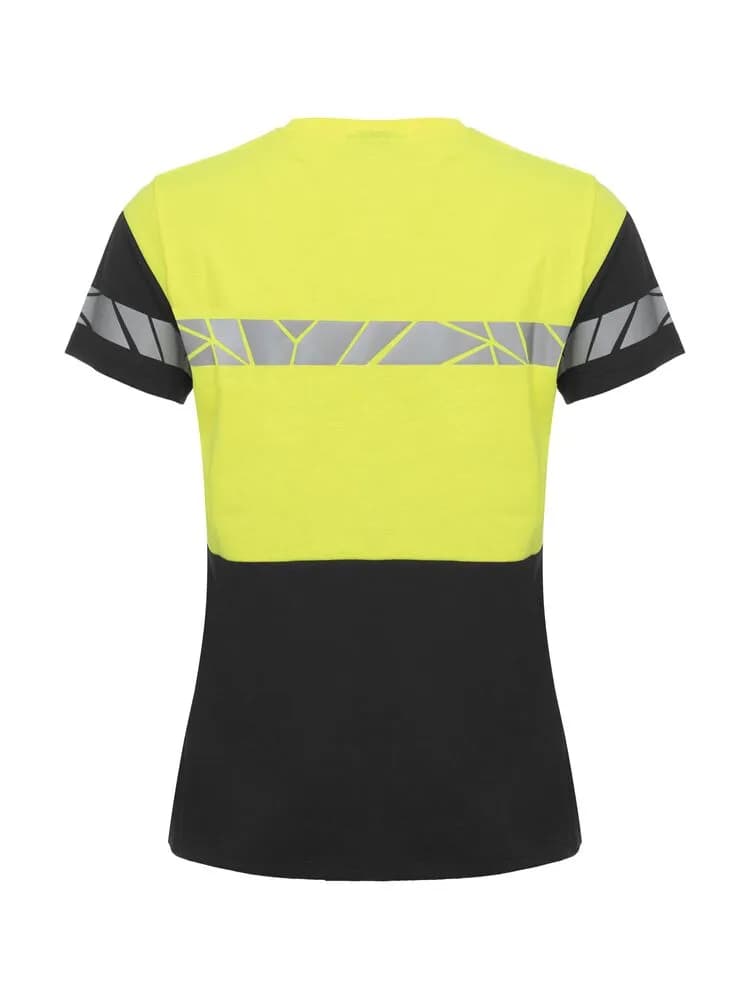 7005 T-SHIRT WOMEN - Schwarz/gelb