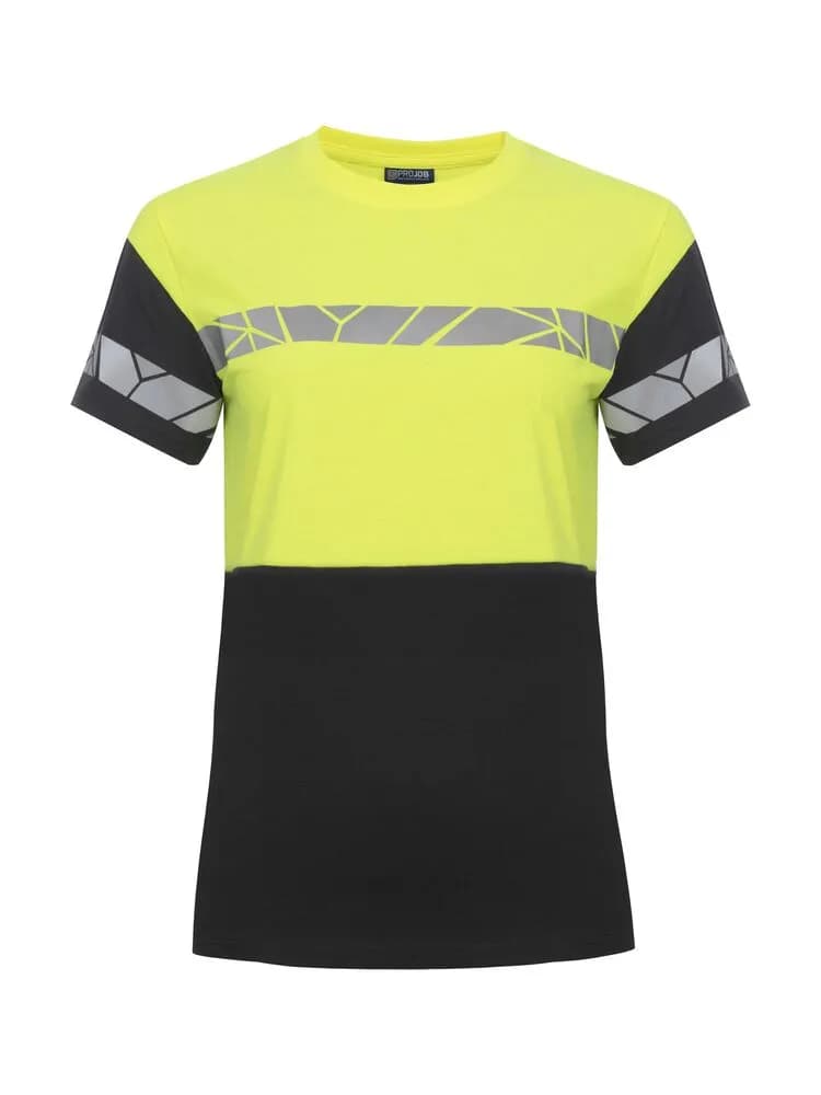 7005 T-SHIRT WOMEN - Schwarz/gelb