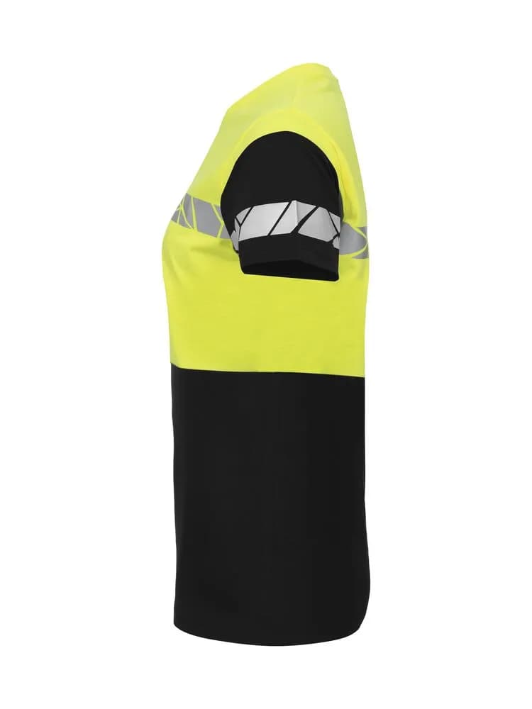 7005 T-SHIRT WOMEN - Schwarz/gelb