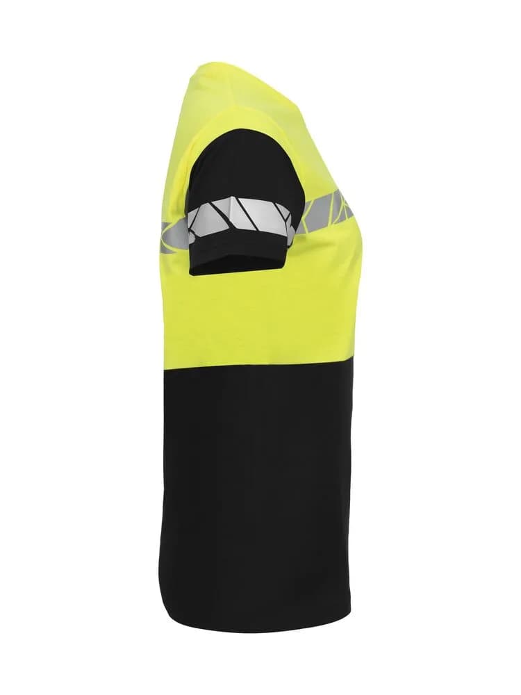 7005 T-SHIRT WOMEN - Schwarz/gelb