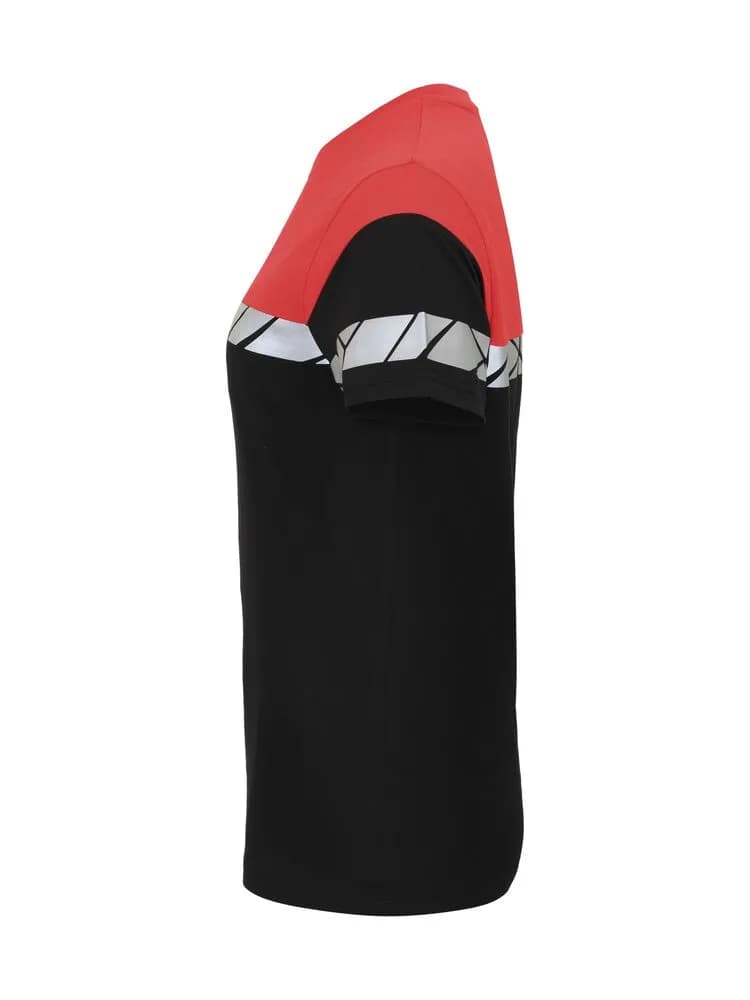 7005 T-SHIRT WOMEN - Schwarz/rot