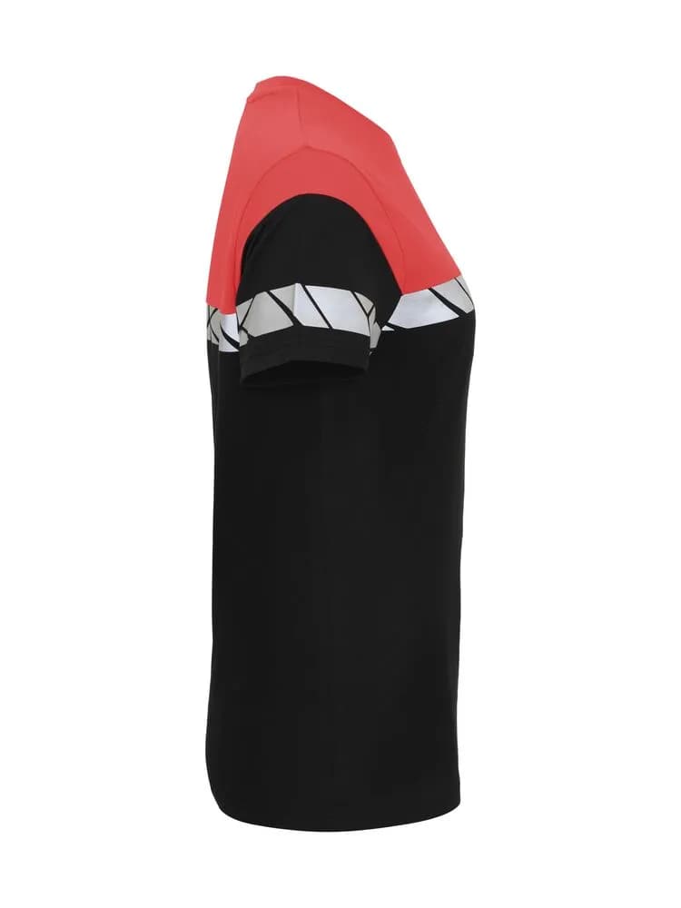 7005 T-SHIRT WOMEN - Schwarz/rot