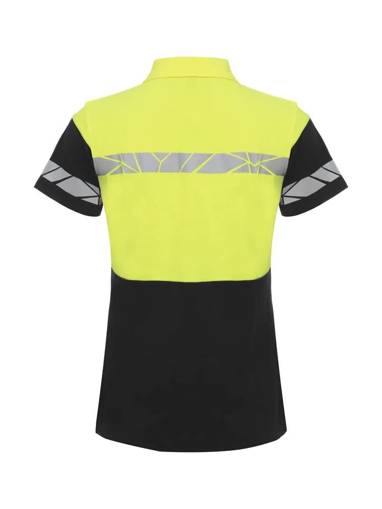 7006 PIQUE DAMEN - Schwarz/gelb