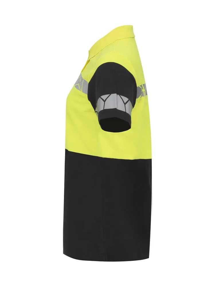 7006 PIQUE DAMEN - Schwarz/gelb