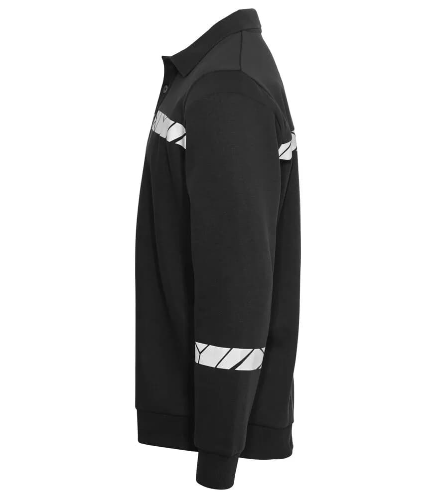 7100 POLO DA SWEATSHIRT - Schwarz/schwarz