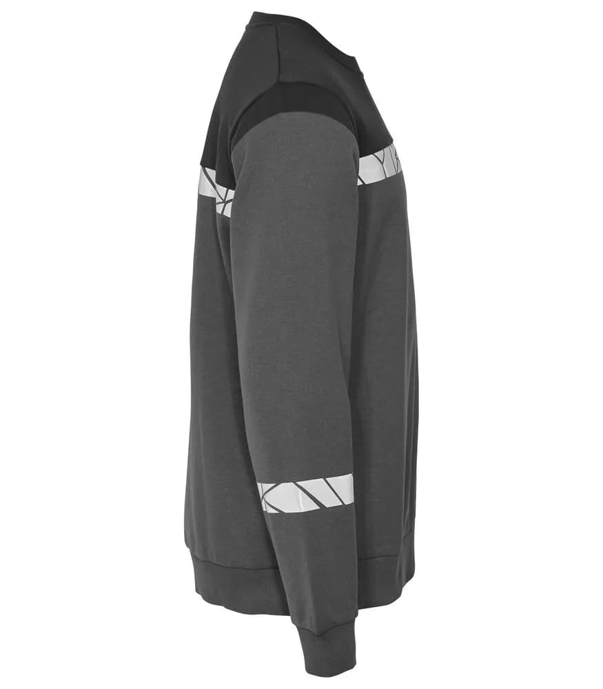 7101 SWEATSHIRT - Grau/schwarz