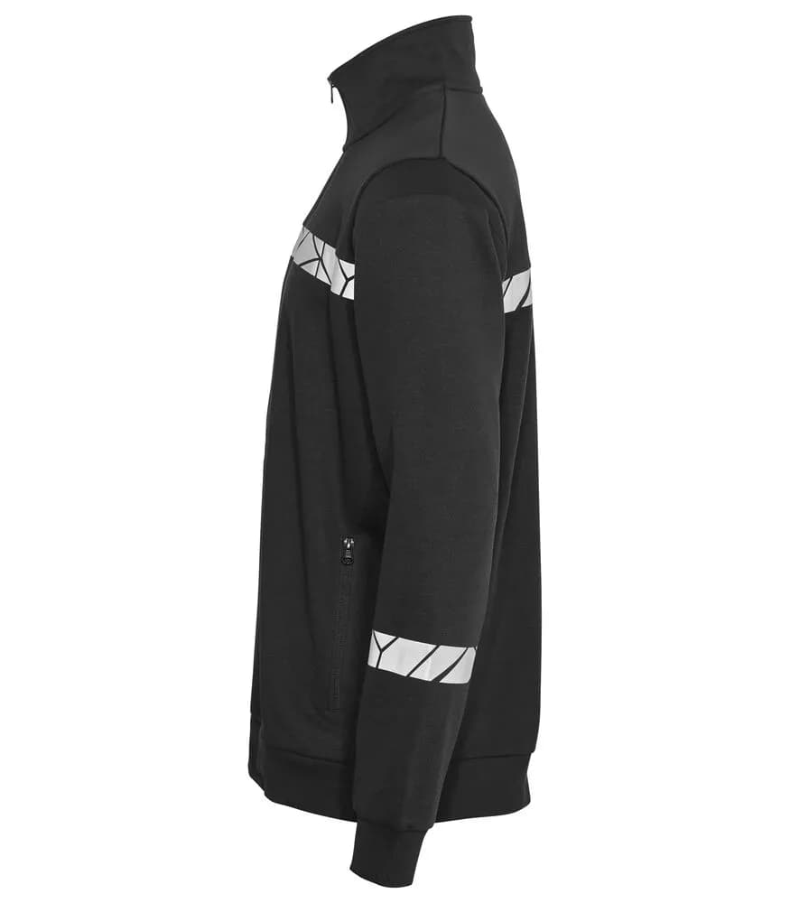 7102 SWEATSHIRT 1/2 ZIP - Schwarz/schwarz