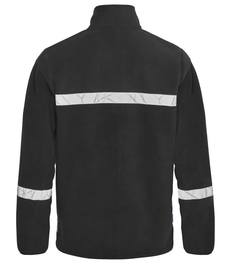 7300 FLEECE  JACKE - Schwarz/schwarz