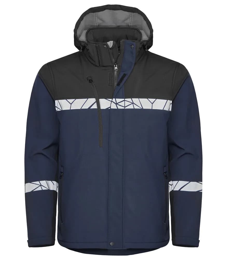 7400 SOFTSHELL JACKE - Marine/schwarz