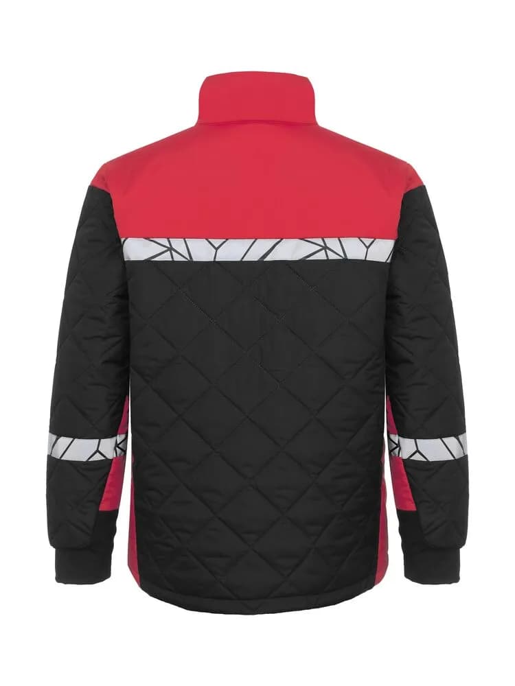 7404 LEICHTE JACKE - Schwarz/rot