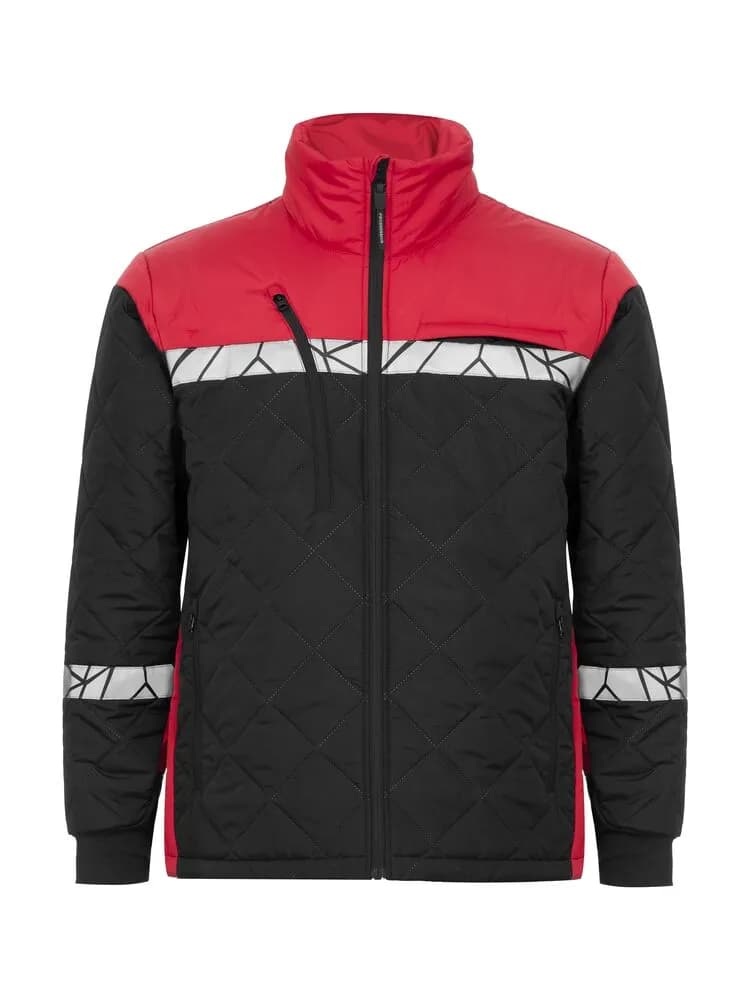7404 LEICHTE JACKE - Schwarz/rot