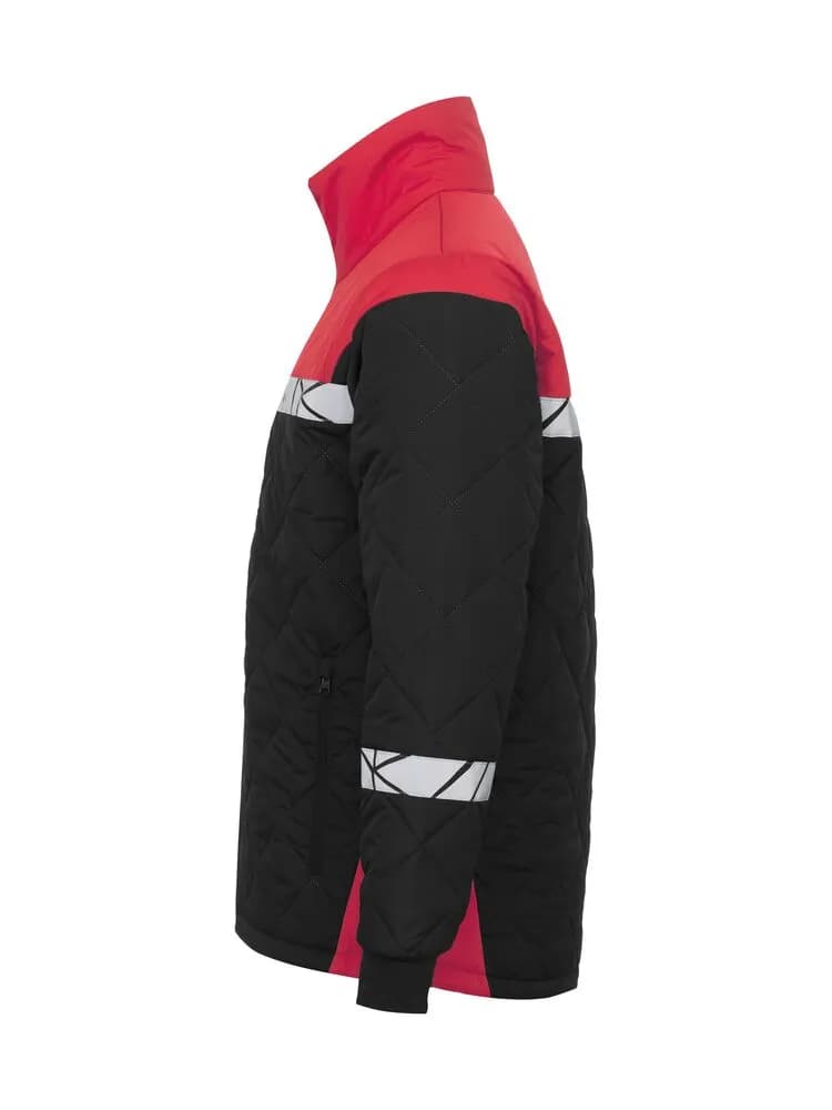 7404 LEICHTE JACKE - Schwarz/rot