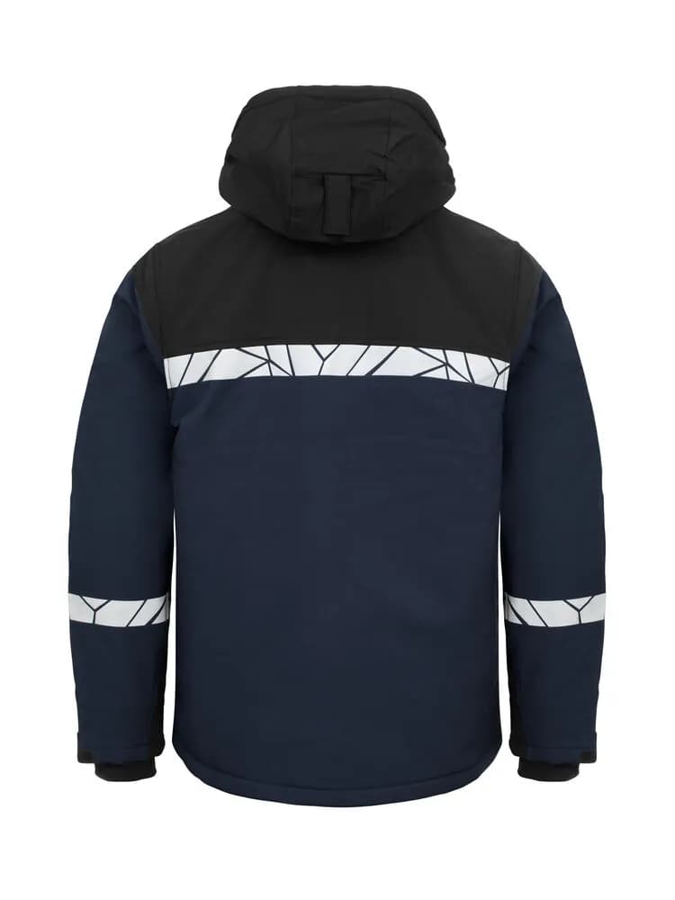 7413 WATTIERTE SOFTSHELL JACKE - Marine/schwarz