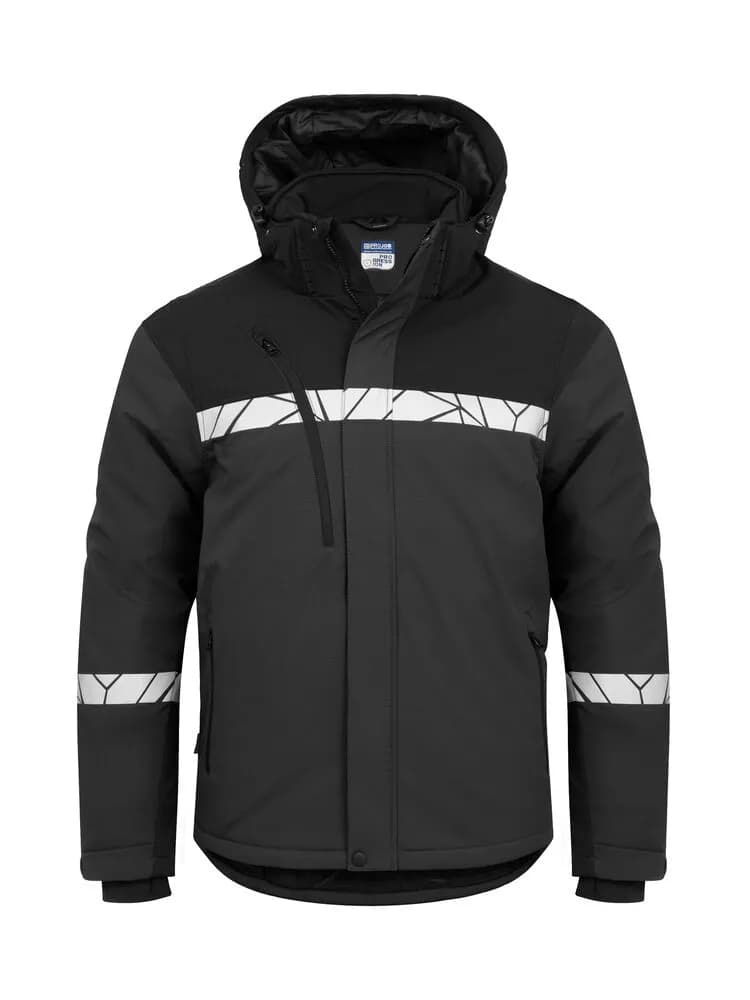 7413 WATTIERTE SOFTSHELL JACKE - Grau/schwarz