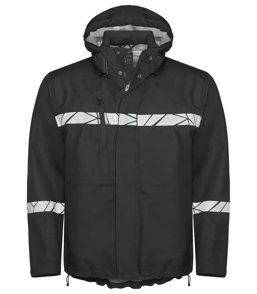 7414 SHELLJACKE - Schwarz/schwarz