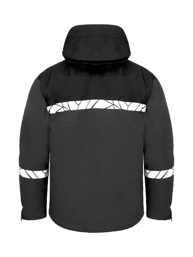 7415 WATTIERTE FUNKTIONSJACKE - Grau/schwarz