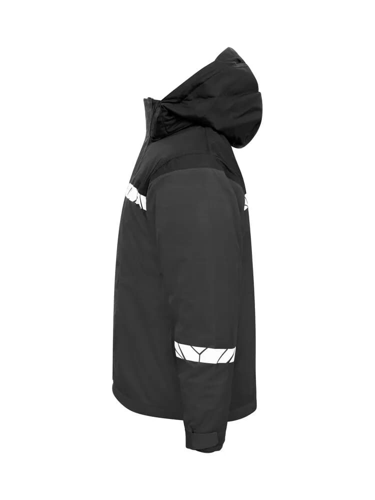 7415 WATTIERTE FUNKTIONSJACKE - Grau/schwarz