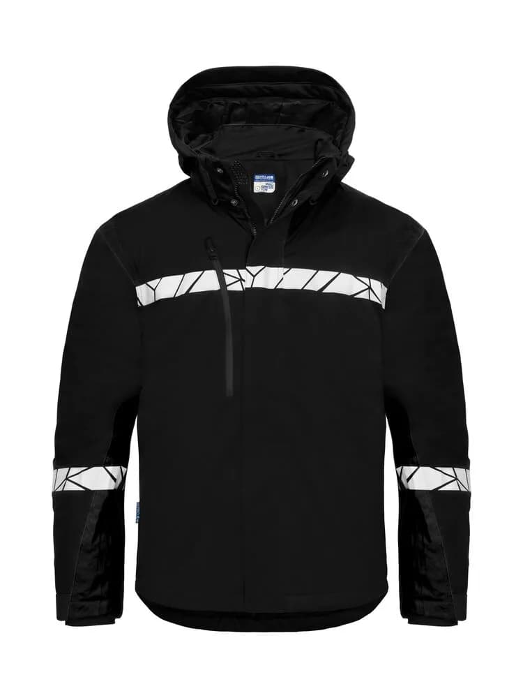 7415 WATTIERTE FUNKTIONSJACKE - Schwarz/schwarz