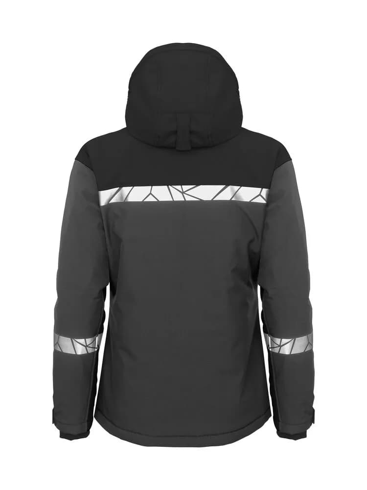 7417 DAMEN SOFTSHELL JACKE - Grau/schwarz