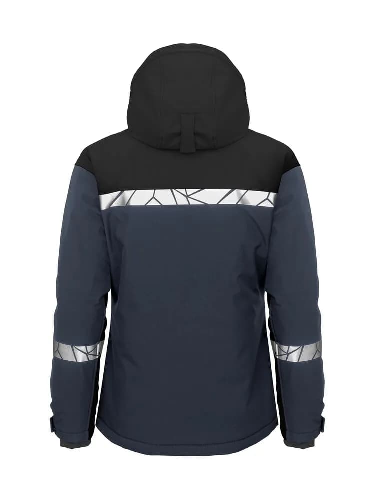 7418 WATTIERTE SOFTSHELL JACKE DAMEN - Marine/schwarz