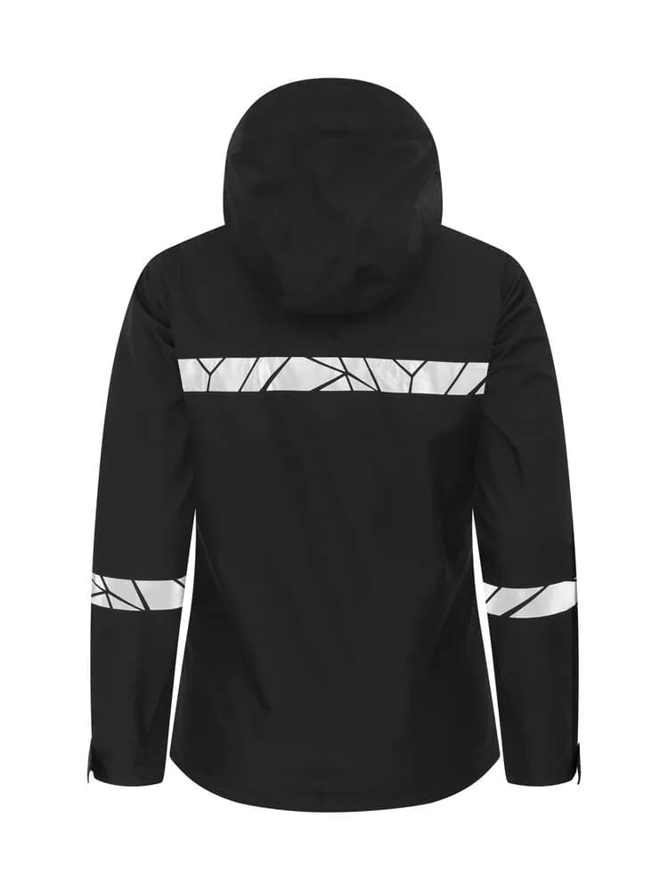 7419 DAMEN SHELL JACKE - Schwarz/Schwarz