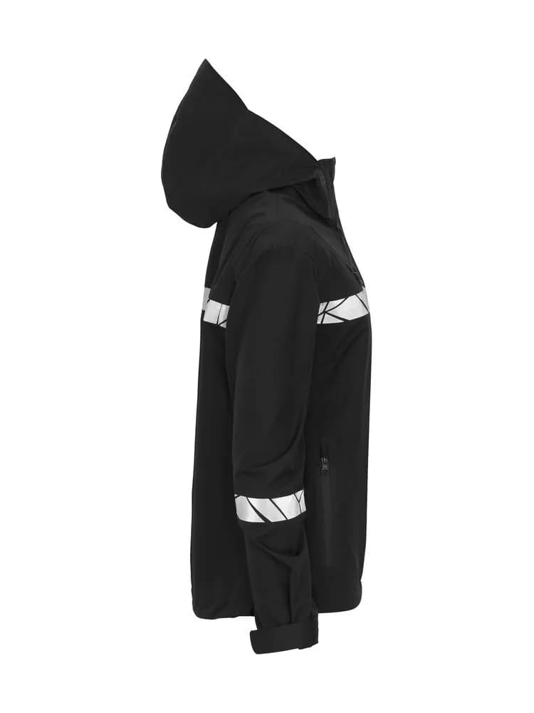 7419 DAMEN SHELL JACKE - Schwarz/Schwarz