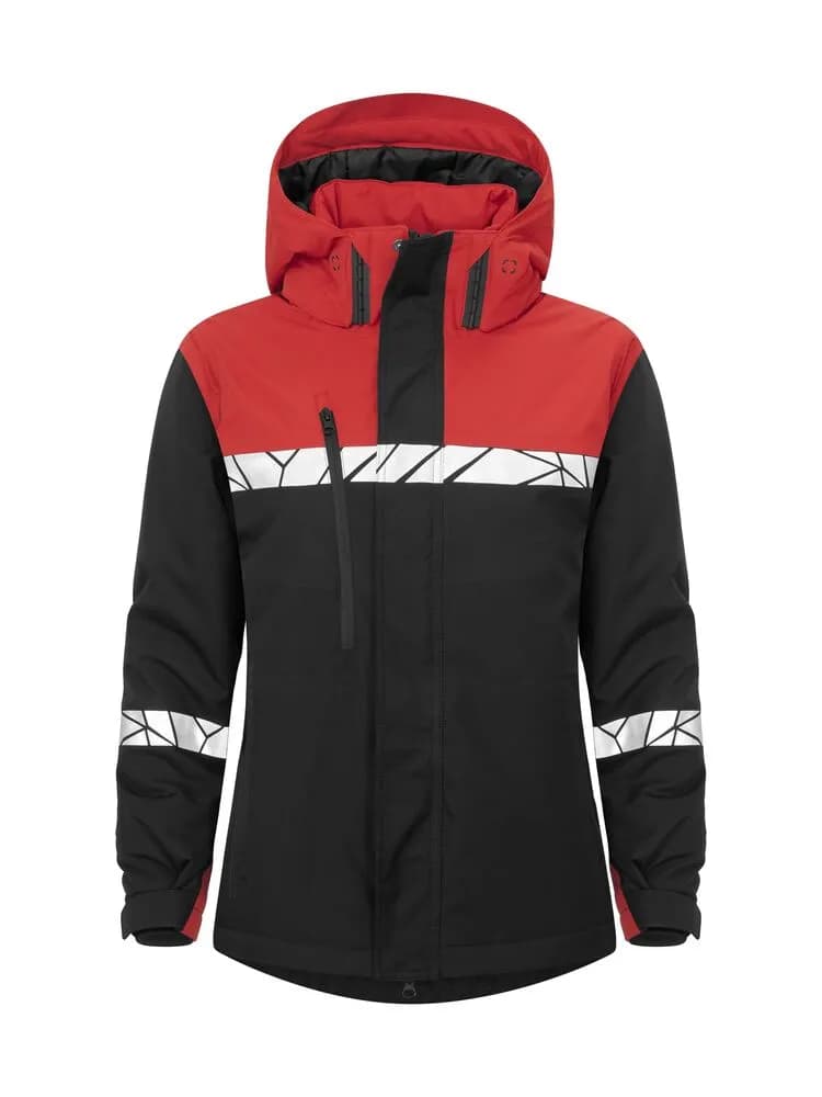 7420 DAMEN FUNKTIONSJACKE - Schwarz/rot