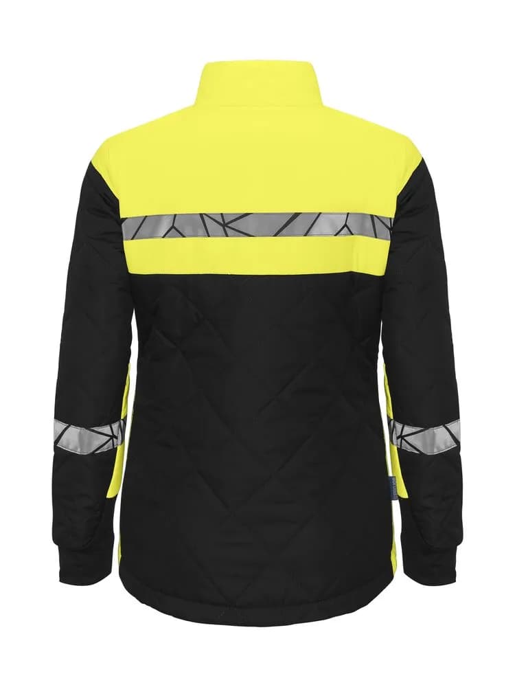 7421 LEICHTE DAMEN JACKE - Schwarz/gelb