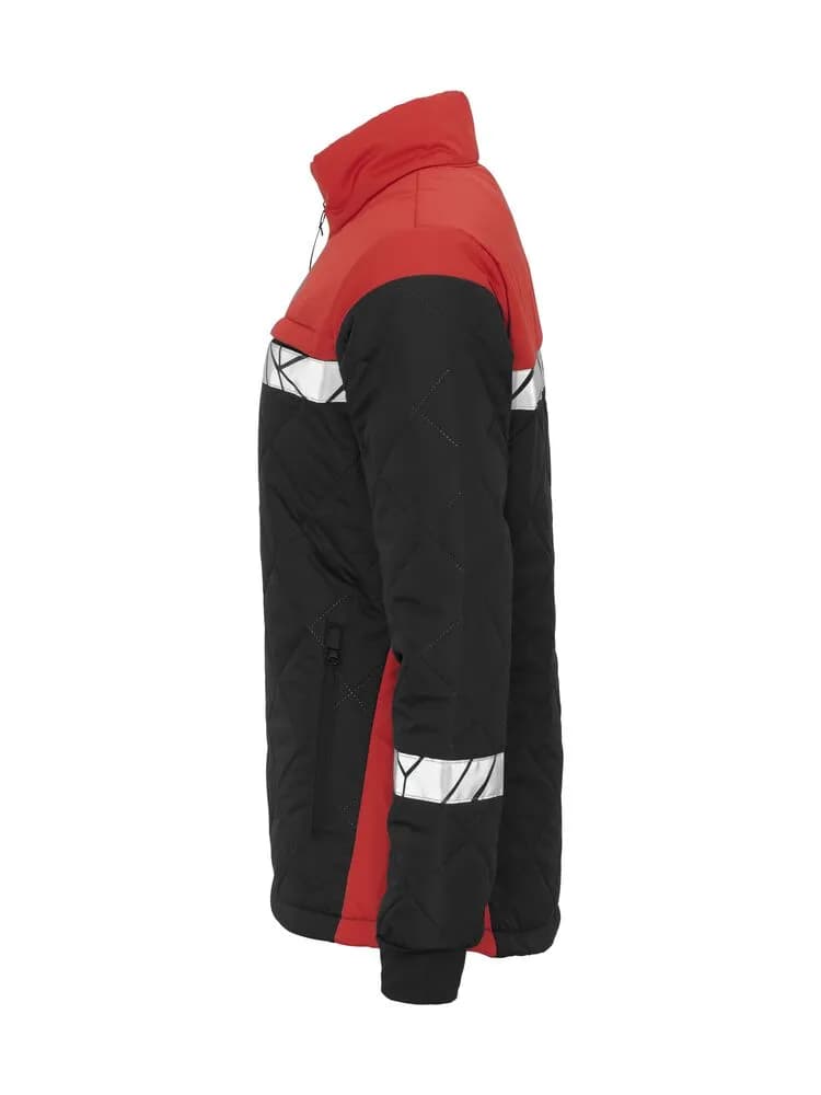 7421 LEICHTE DAMEN JACKE - Schwarz/rot