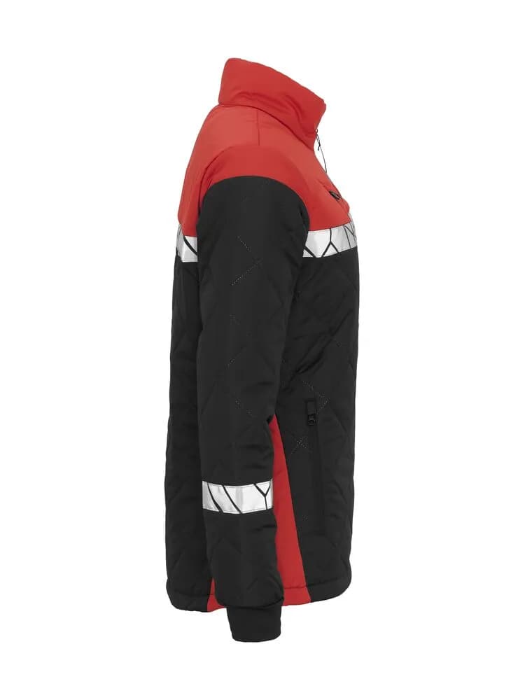 7421 LEICHTE DAMEN JACKE - Schwarz/rot