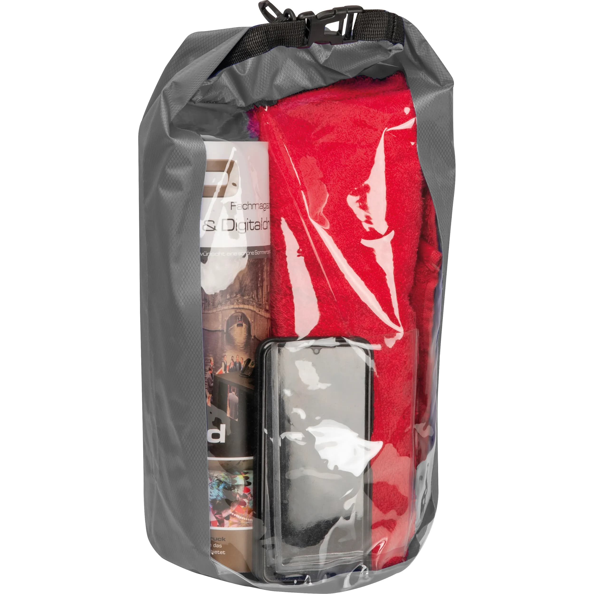 Wasserdichte Kuriertasche BASILIO - grau