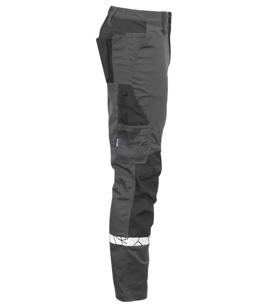7508 ARBEITSHOSE (Taschen für Knieschutzer) - Grau/schwarz