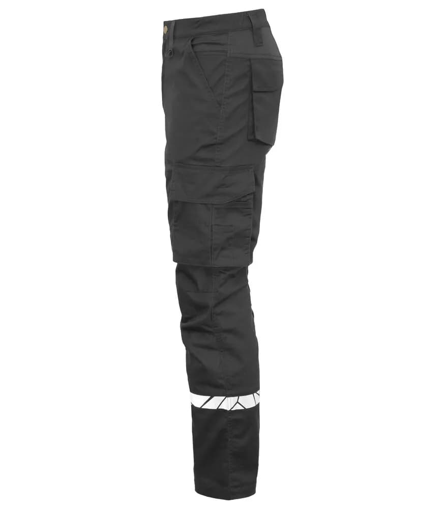 7508 ARBEITSHOSE (Taschen für Knieschutzer) - Schwarz/schwarz