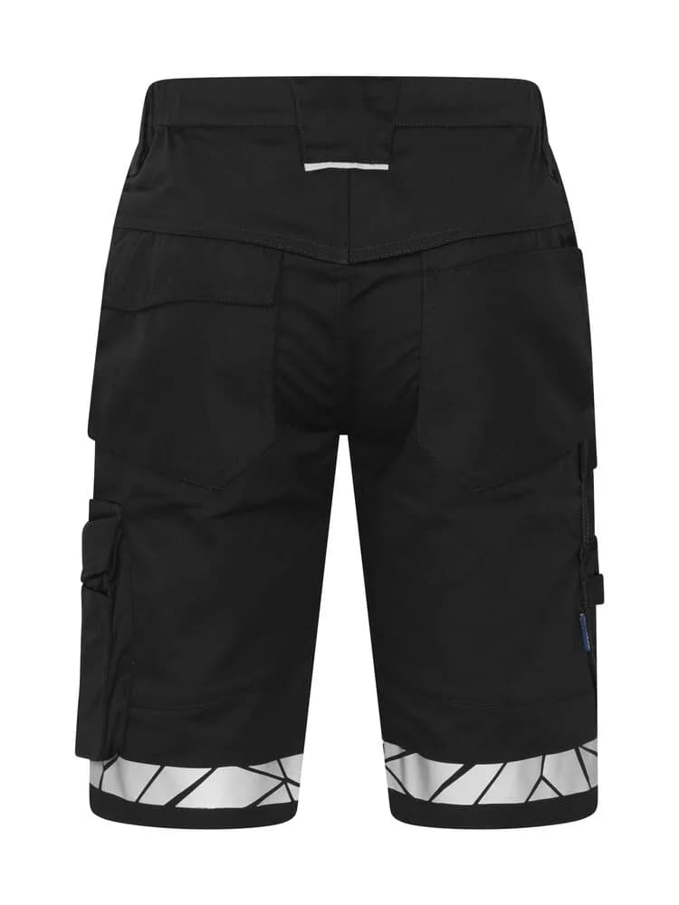 7510 ARBEITSKURZHOSE STRETCH - Schwarz/Schwarz