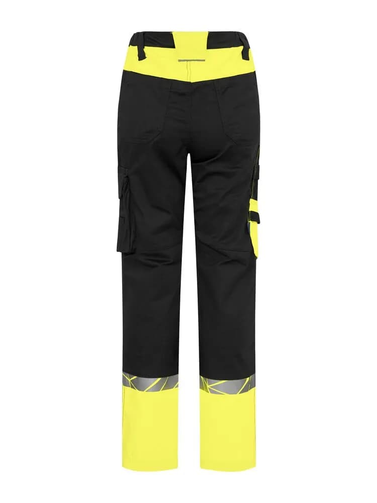 7511 DAMEN SERVICE HOSE - Schwarz/gelb