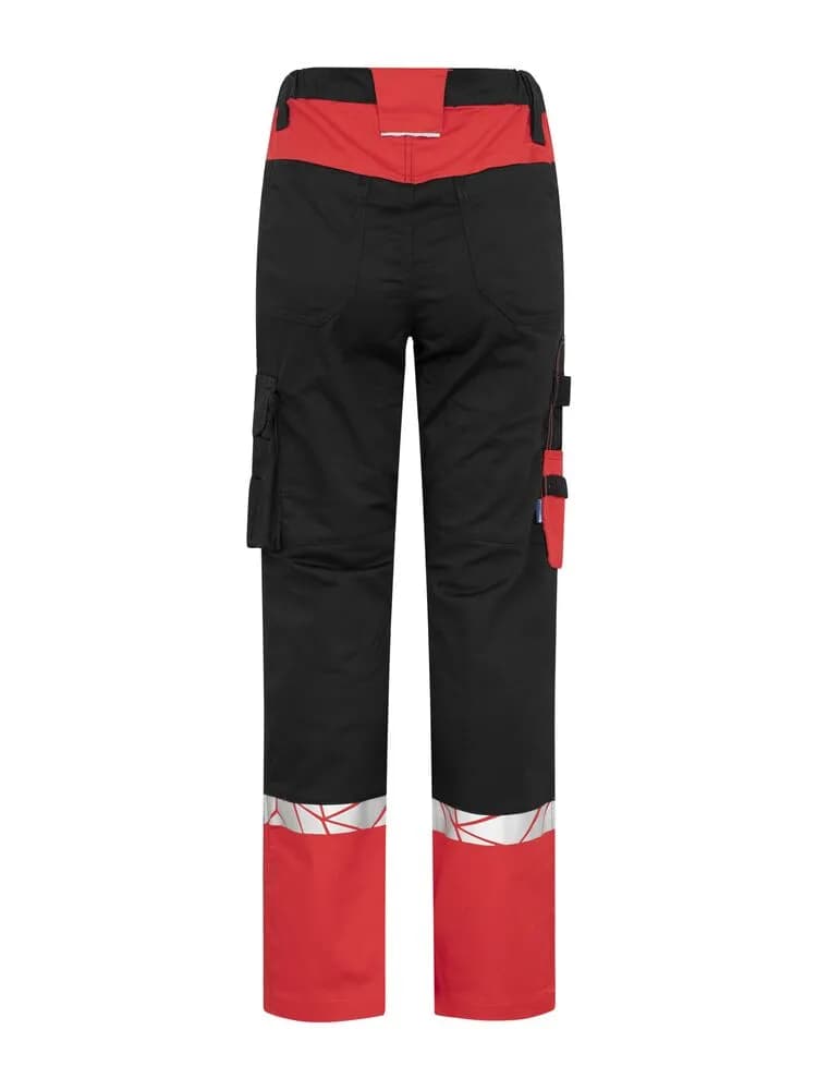 7511 DAMEN SERVICE HOSE - Schwarz/rot