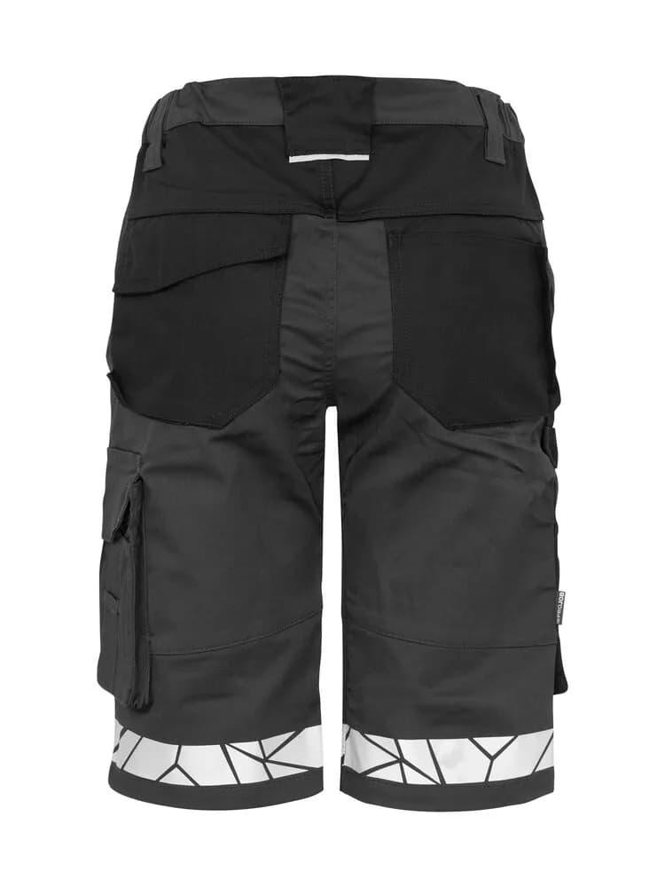 7514 DAMEN ARBEITSKURZHOSE - Grau/schwarz