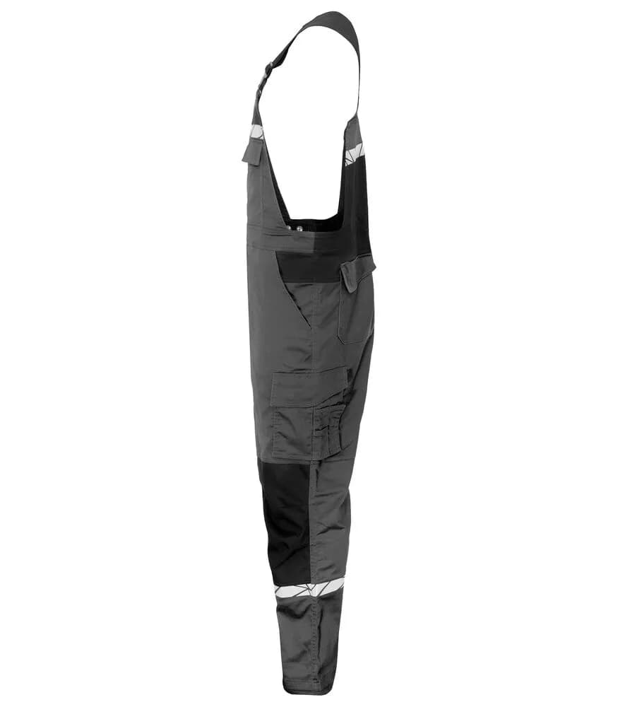 7600 LATZHOSE 9910-HOCHTSICHTBAR - Grau/schwarz